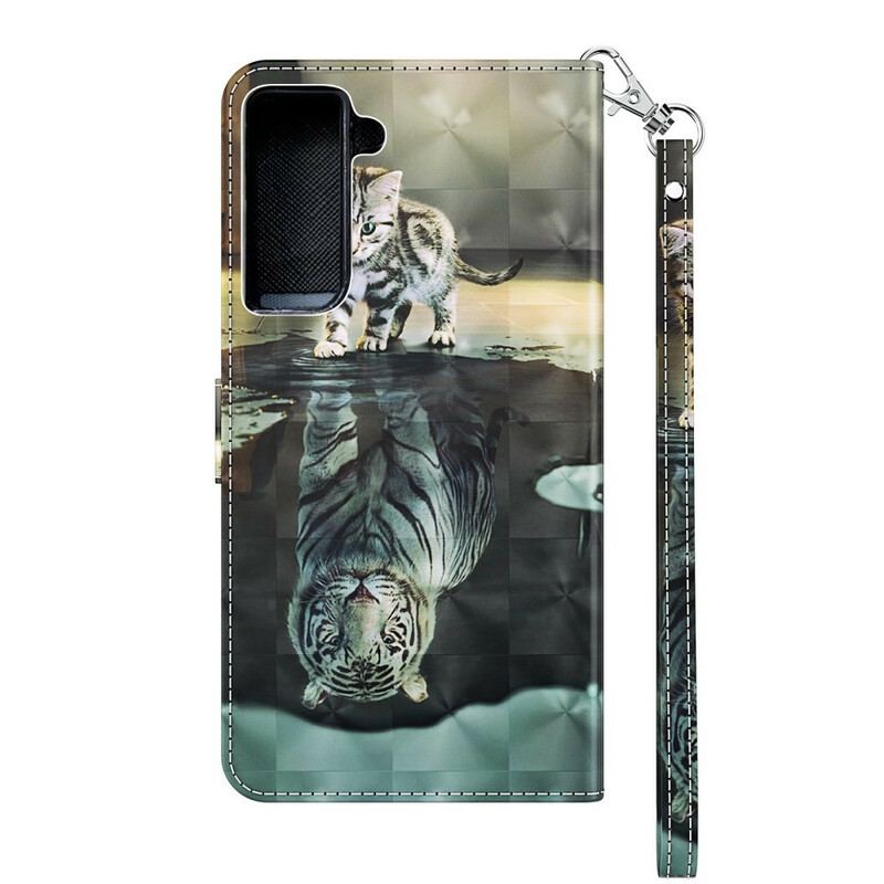 Flip Cover Samsung Galaxy S21 Plus 5G Ernest The Tiger