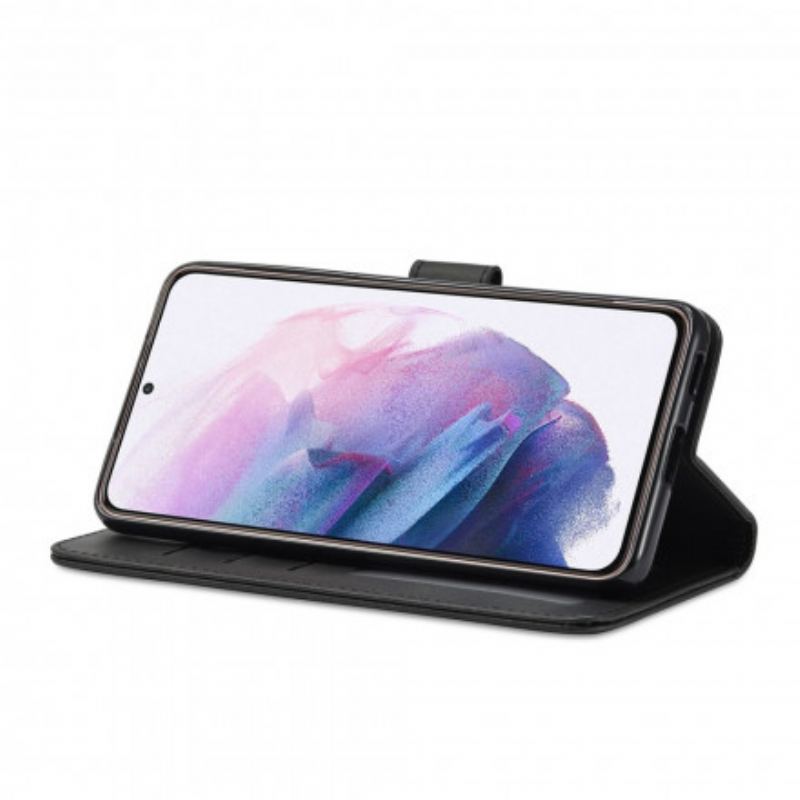 Flip Cover Samsung Galaxy S21 Plus 5G Lc.imeeke Lædereffekt