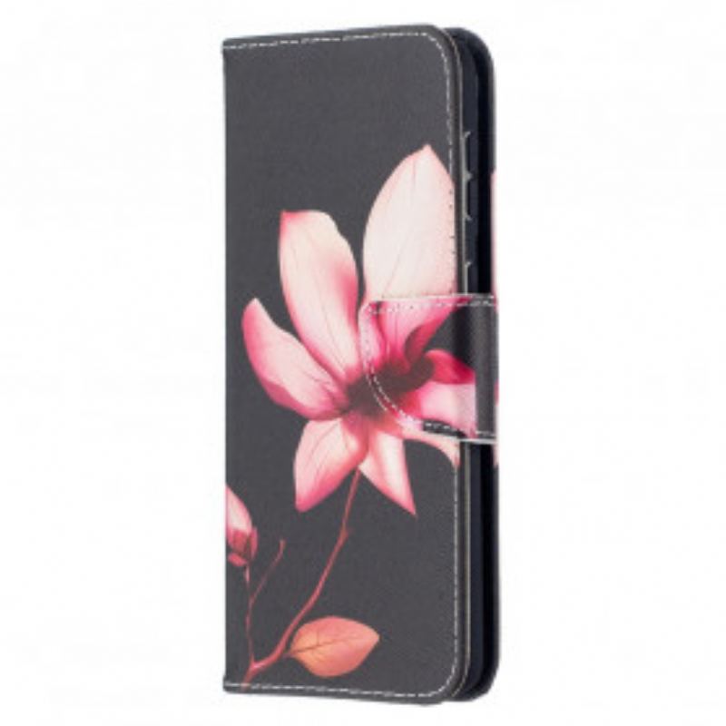 Flip Cover Samsung Galaxy S21 Plus 5G Lyserød Blomst