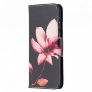 Flip Cover Samsung Galaxy S21 Plus 5G Lyserød Blomst