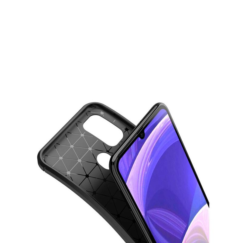 Cover Samsung Galaxy M21 Fleksibel Kulfibertekstur