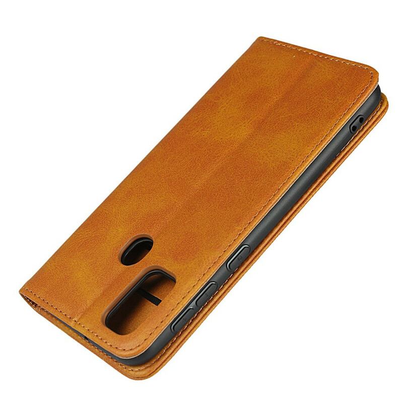 Cover Samsung Galaxy M21 Flip Cover Elegance Split Læder