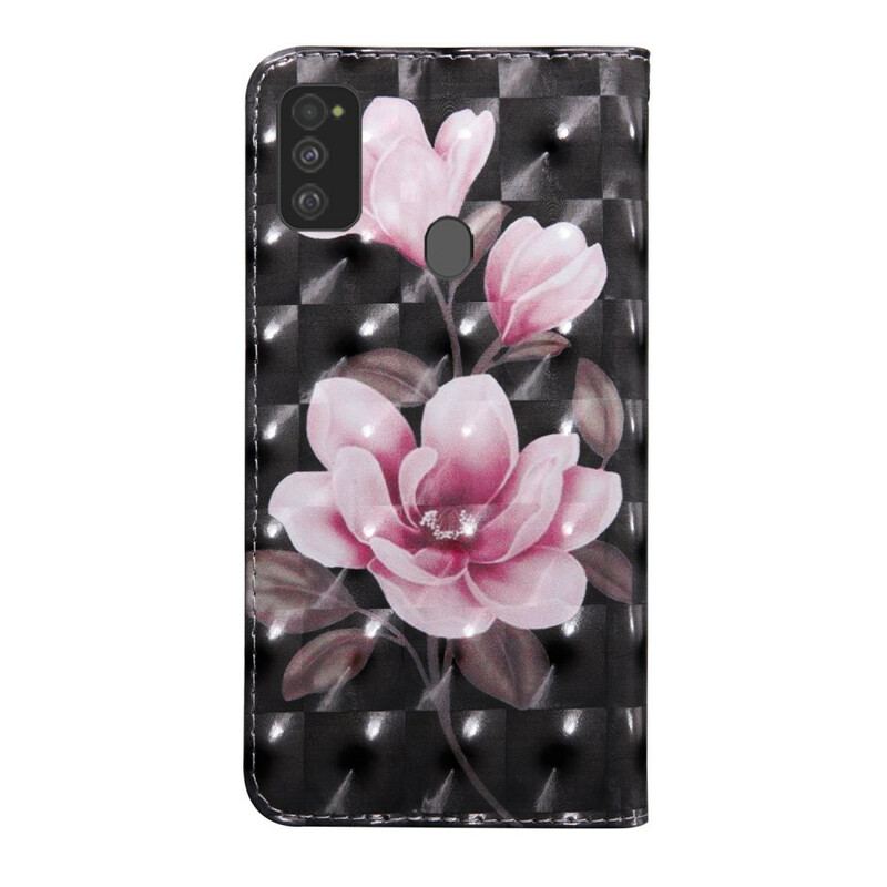 Flip Cover Samsung Galaxy M21 Blomstre Blomster