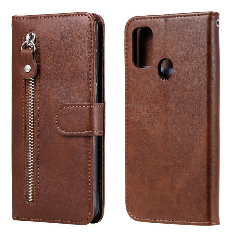 Flip Cover Samsung Galaxy M21 Vintage Møntpung