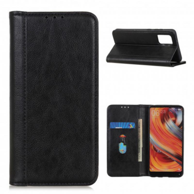 Cover OnePlus 9 Flip Cover Elegance Split Litchi Læder