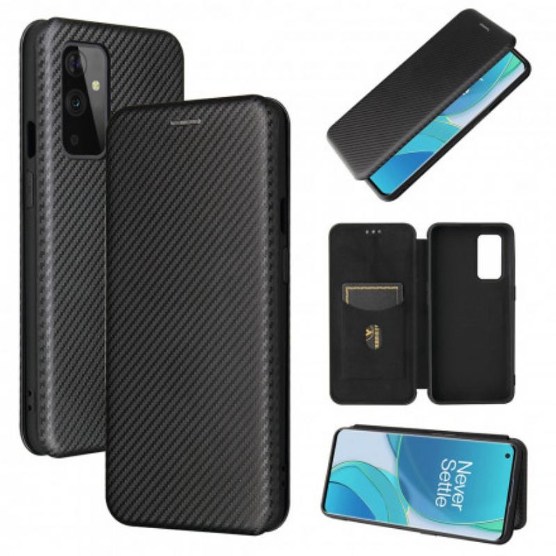 Cover OnePlus 9 Flip Cover Silikone Carbon