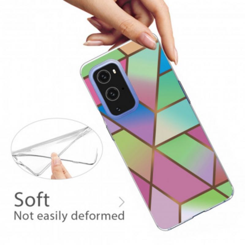 Cover OnePlus 9 Geometrisk Marmor