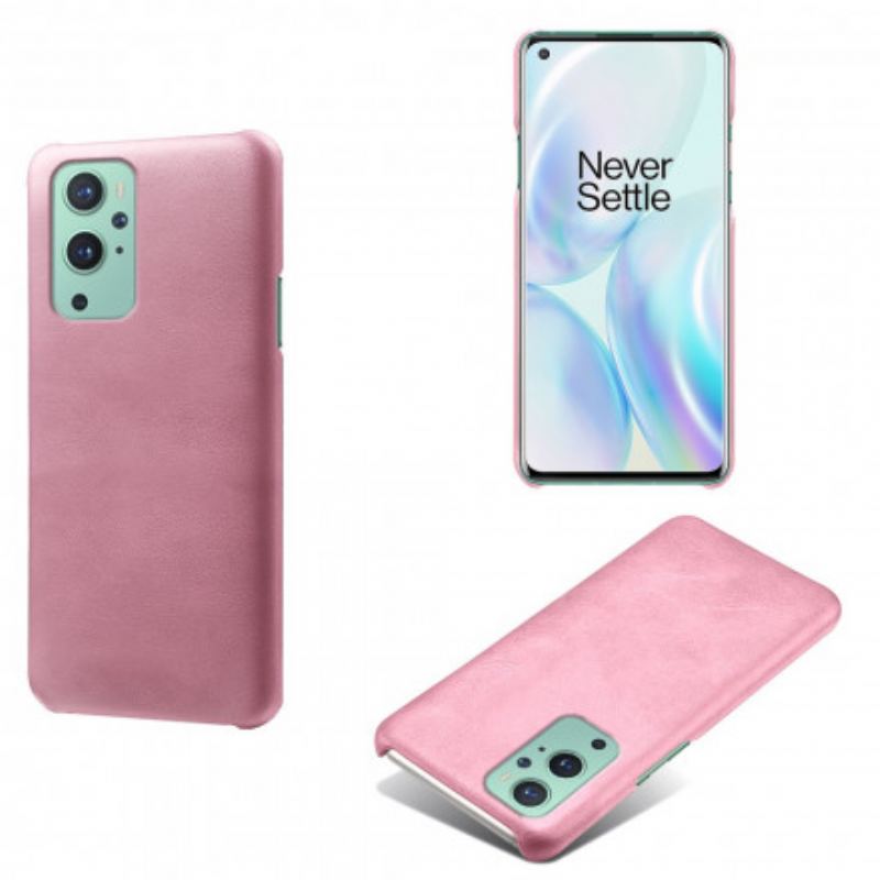 Cover OnePlus 9 Ksq Lædereffekt