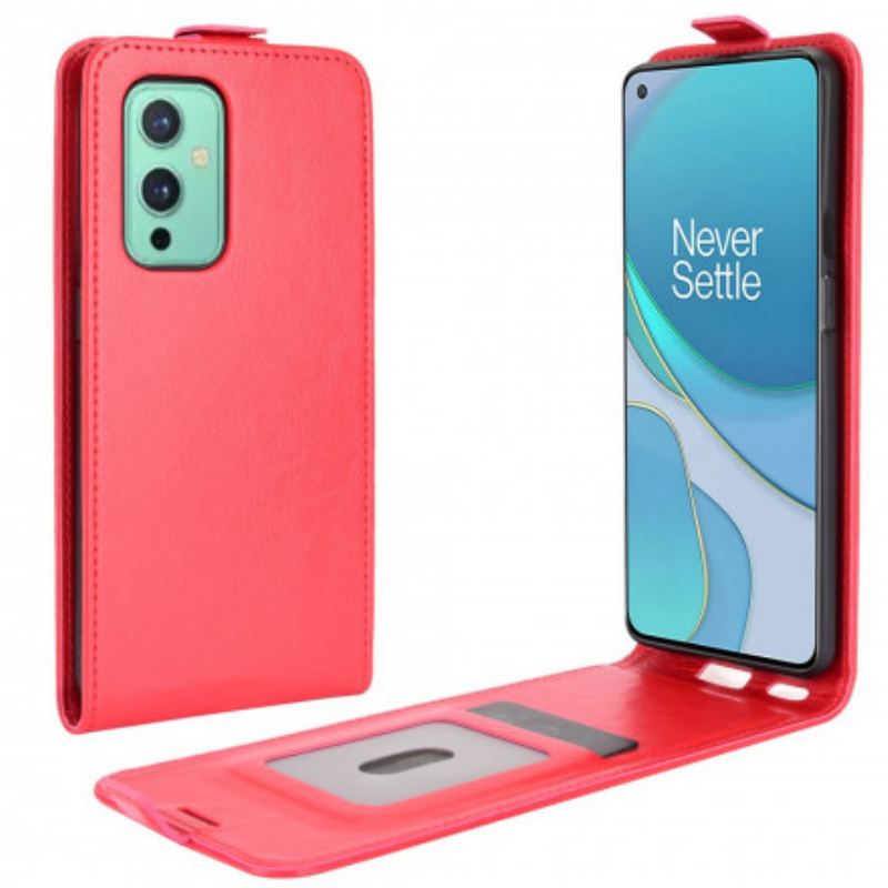 Flip Cover OnePlus 9 Læder Cover Lodret Flap Lædereffekt