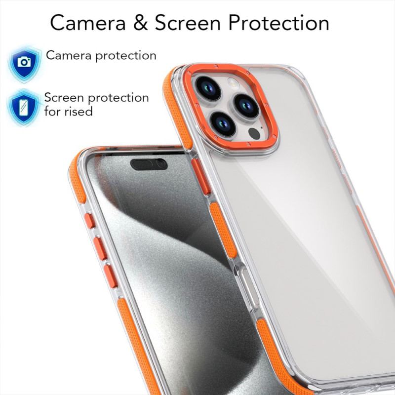 Cover iPhone 16 Pro Gennemsigtig Anti-drop