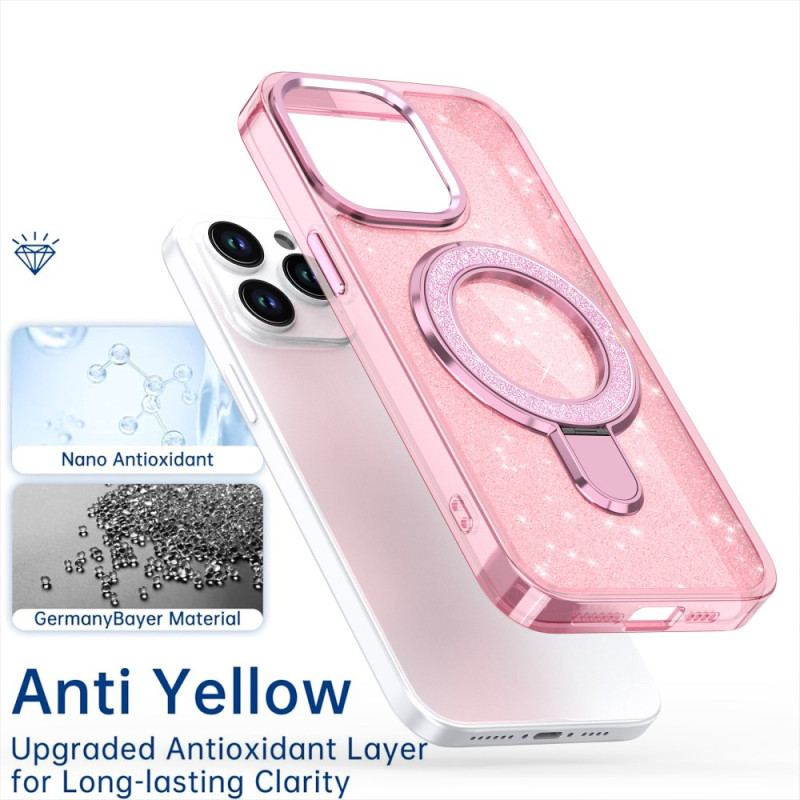 Cover iPhone 16 Pro Glitter Design Magsafe Kompatibel