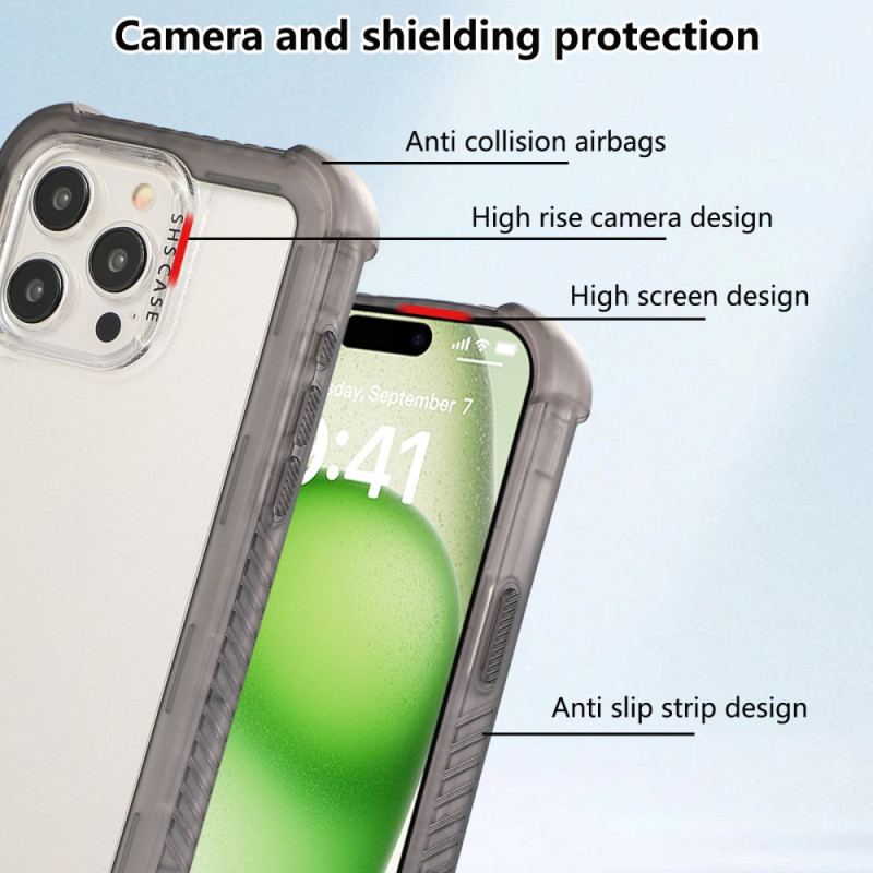 Cover iPhone 16 Pro Telefon Etui Farvet Afsats