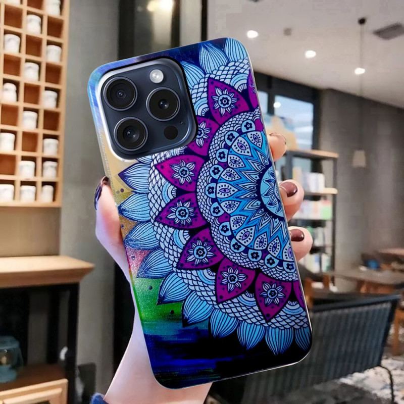 Cover iPhone 16 Pro Telefon Etui Mandala Mønster