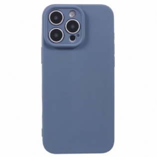 Cover iPhone 16 Pro Telefon Etui Silikone Med Fiberfor