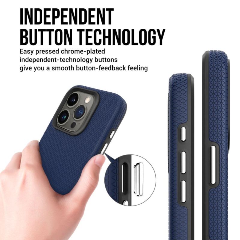 Cover iPhone 16 Pro Telefon Etui Stiv Tekstur