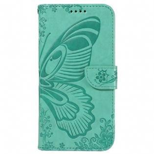 Flip Cover iPhone 16 Pro Grafisk Sommerfugl