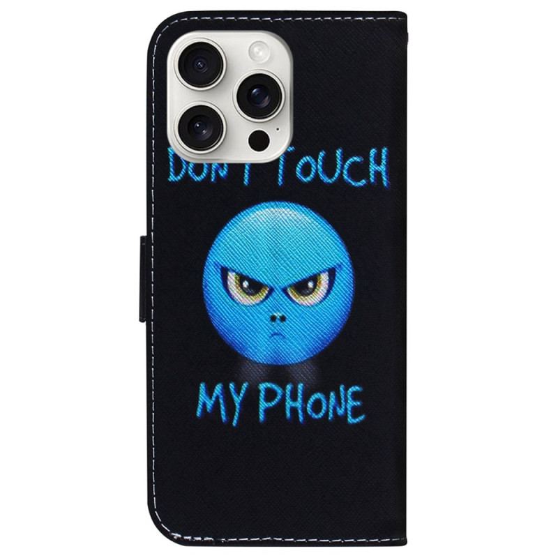 Flip Cover iPhone 16 Pro Telefon Emoji