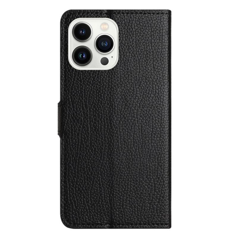 Læder Cover iPhone 16 Pro Telefon Etui Stilfuld