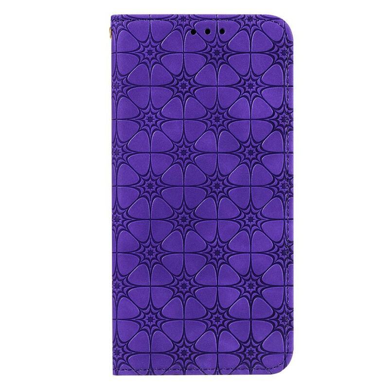 Cover Samsung Galaxy M11 Flip Cover Barokke Blomster