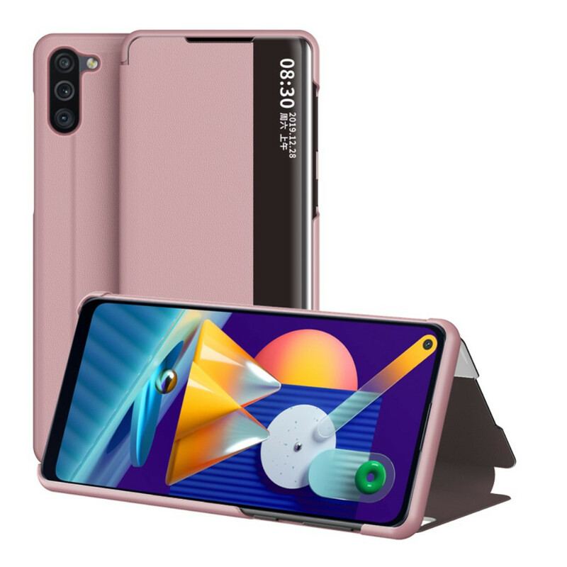 Cover Samsung Galaxy M11 Tekstureret Kunstlæder