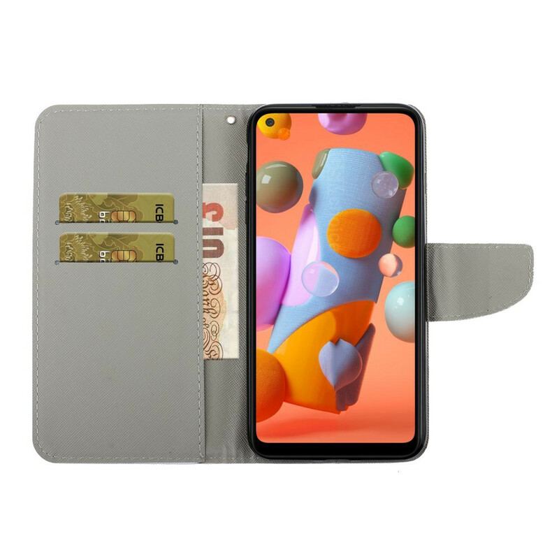 Flip Cover Samsung Galaxy M11 Drømmefanger Akvarel