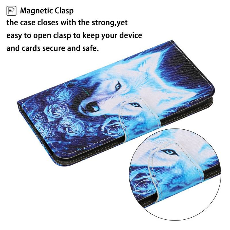 Flip Cover Samsung Galaxy M11 Hvid Ulv