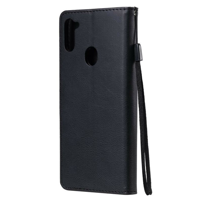 Flip Cover Samsung Galaxy M11 Imiteret Læder Standard