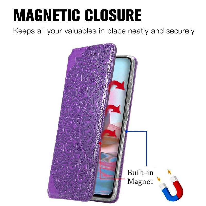 Cover Poco M5s Flip Cover Intens Mandala