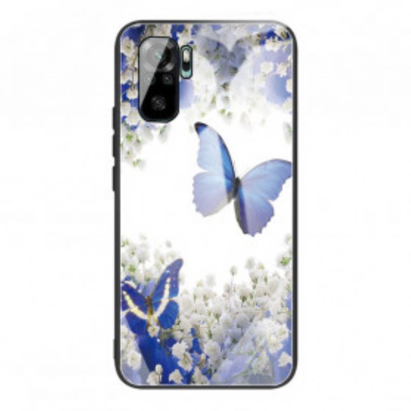 Cover Poco M5s Sommerfugle Design Hærdet Glas