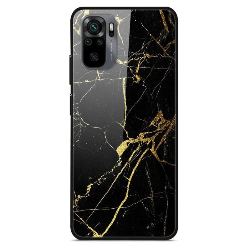 Cover Poco M5s Supreme Marmor Hærdet Glas