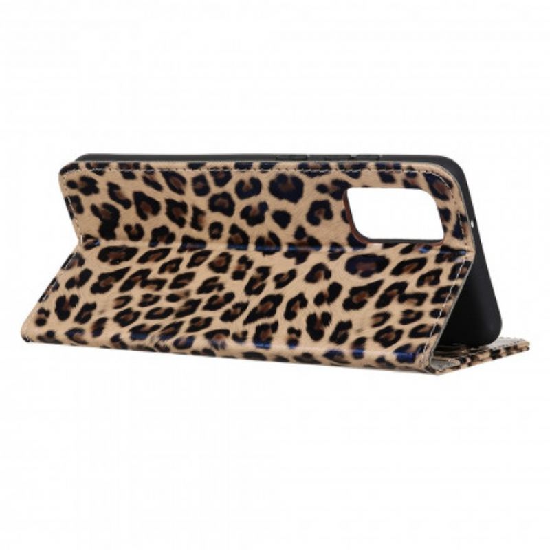 Flip Cover Poco M5s Leopard