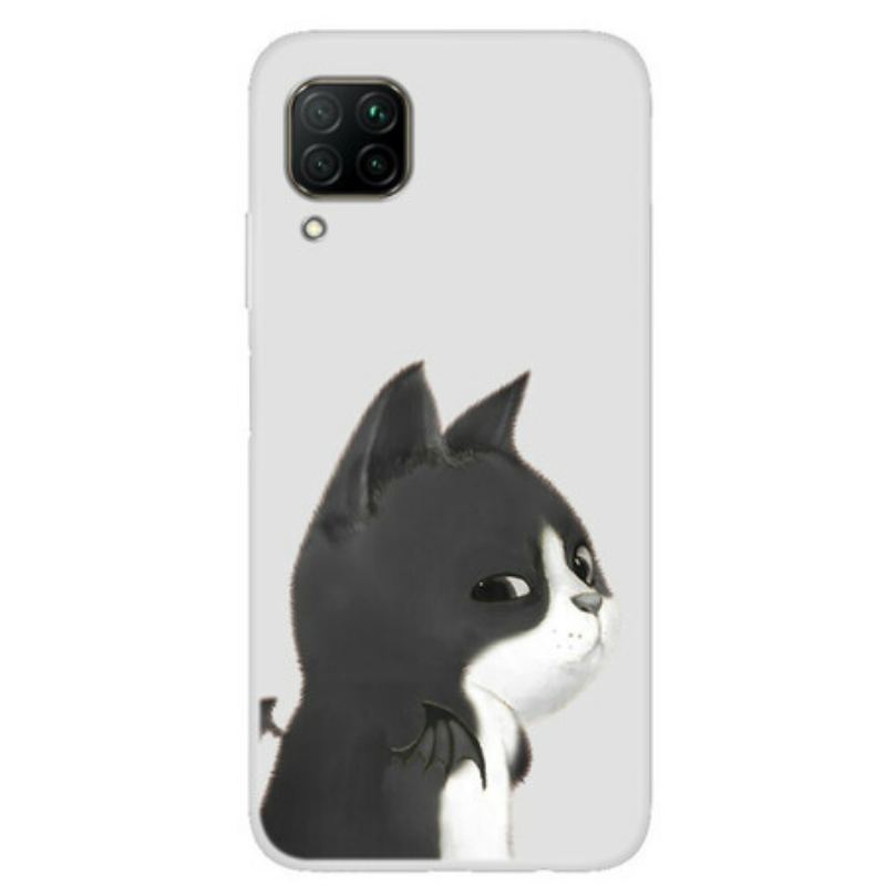 Cover Huawei P40 Lite Djævel Kat