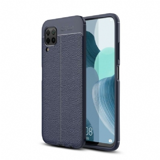 Cover Huawei P40 Lite Dobbelt Linje Litchi Læder Effekt