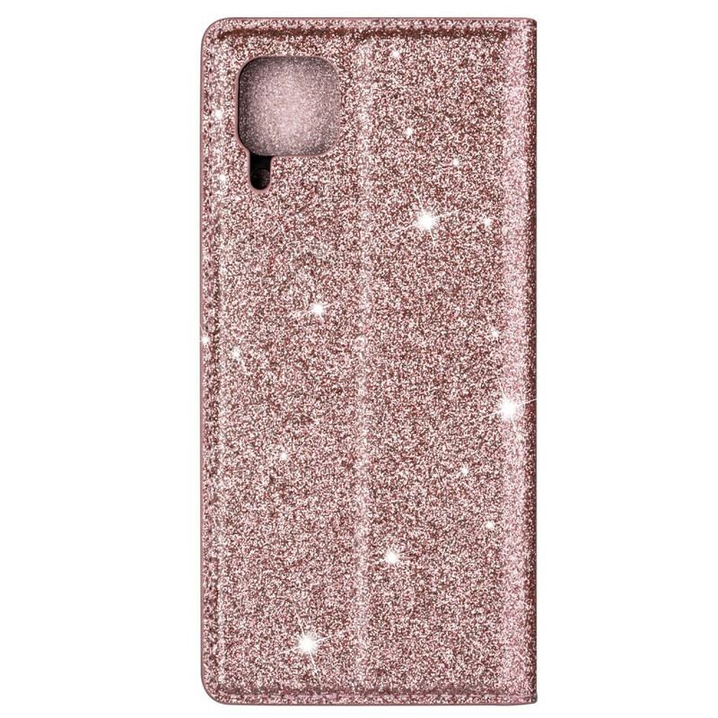 Cover Huawei P40 Lite Flip Cover Sequin Stil