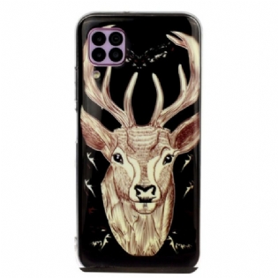 Cover Huawei P40 Lite Fluorescerende Majestic Deer