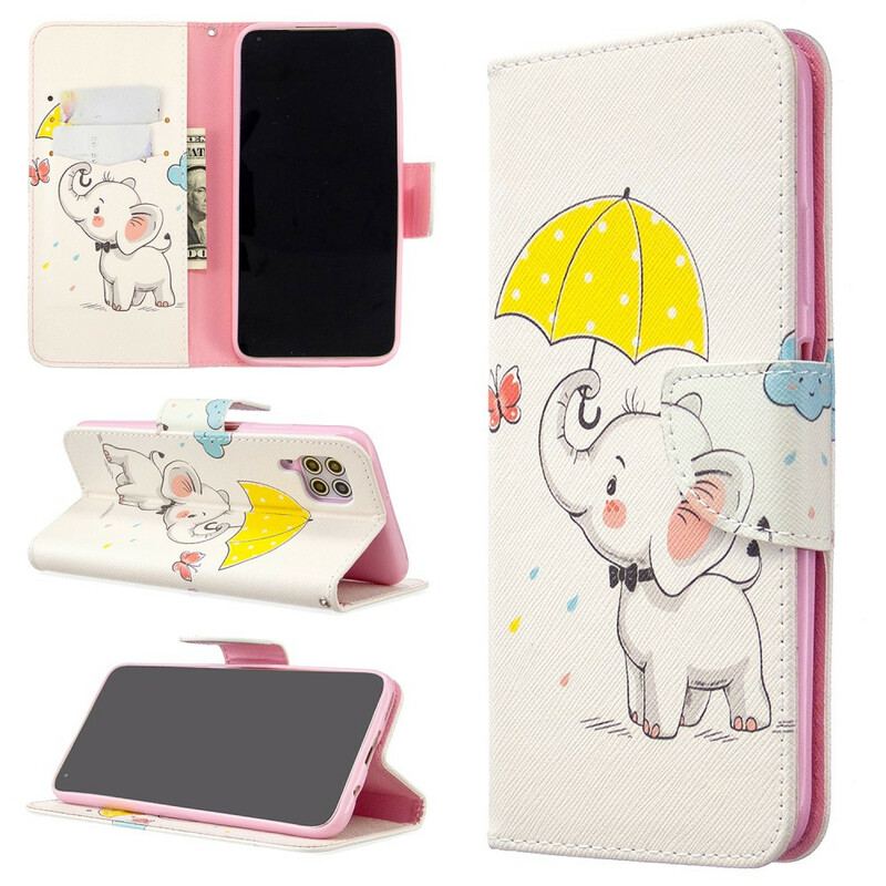 Flip Cover Huawei P40 Lite Baby Elefant