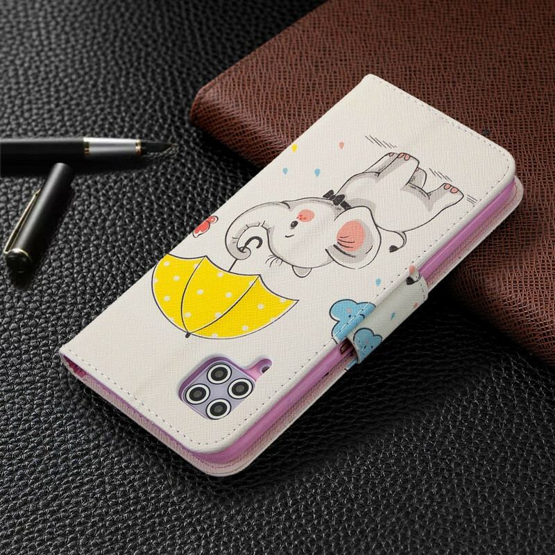 Flip Cover Huawei P40 Lite Baby Elefant