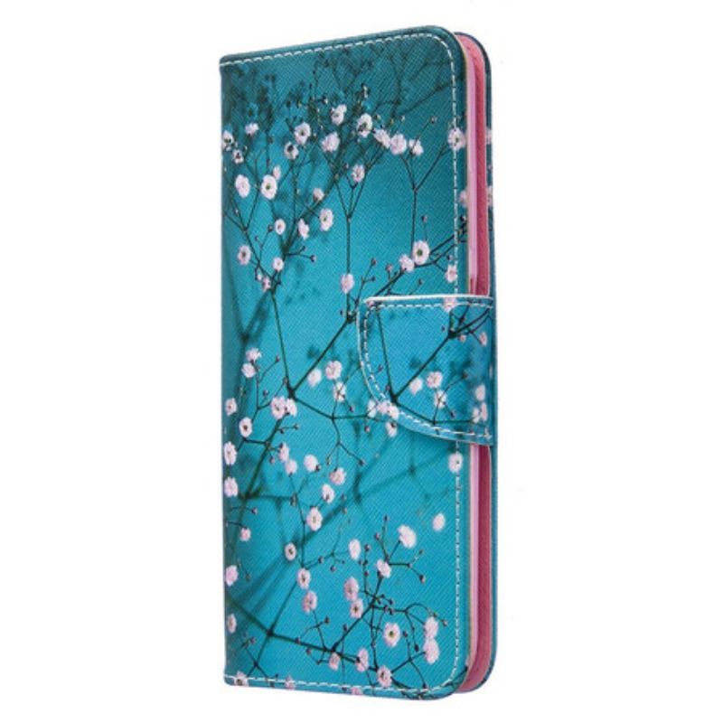 Flip Cover Huawei P40 Lite Blomstrende Træ