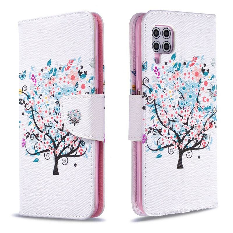 Flip Cover Huawei P40 Lite Blomstret Træ