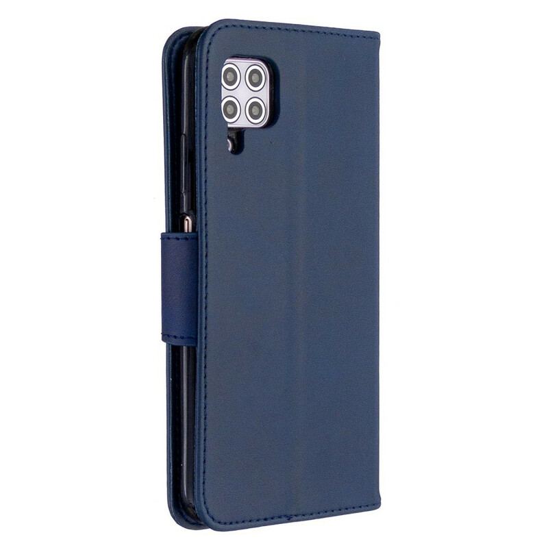 Flip Cover Huawei P40 Lite Læder Cover Glat Flap Skrå