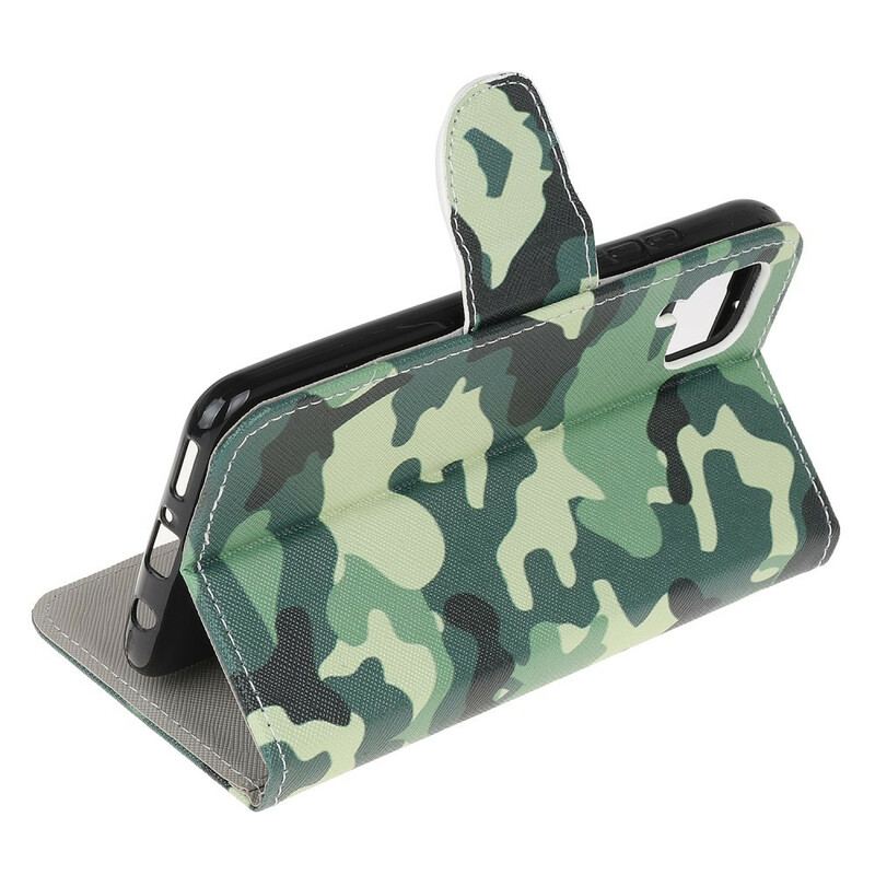 Flip Cover Huawei P40 Lite Militær Camouflage