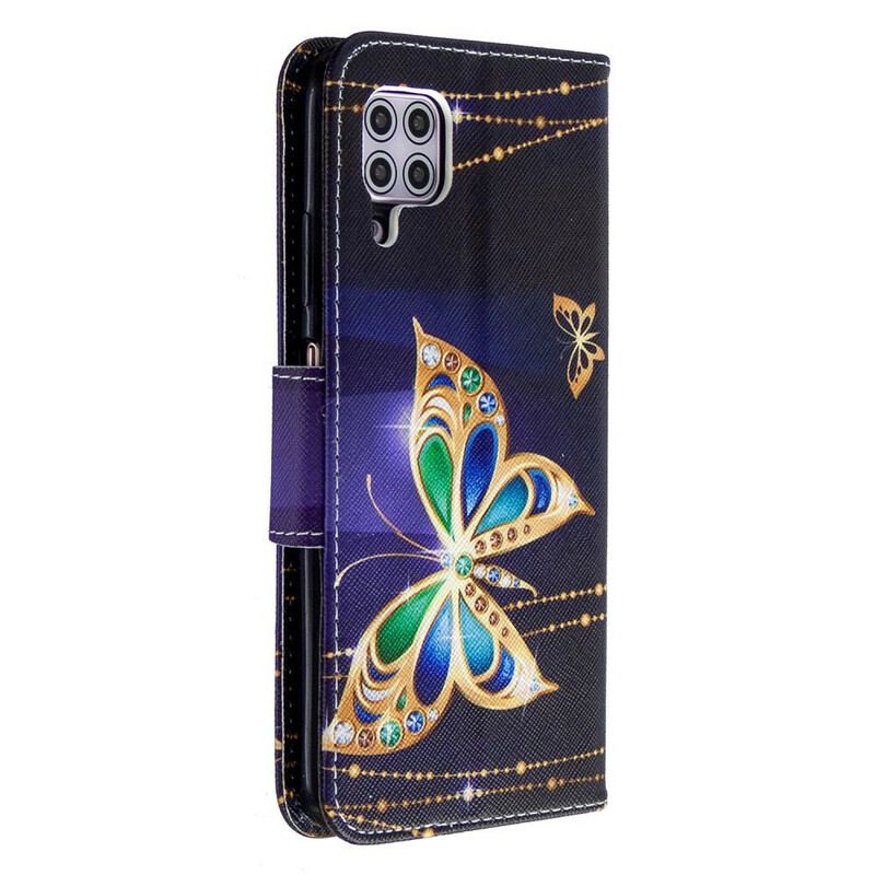 Flip Cover Huawei P40 Lite Sommerfugle Konger