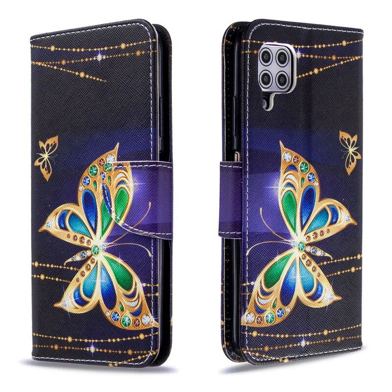 Flip Cover Huawei P40 Lite Sommerfugle Konger