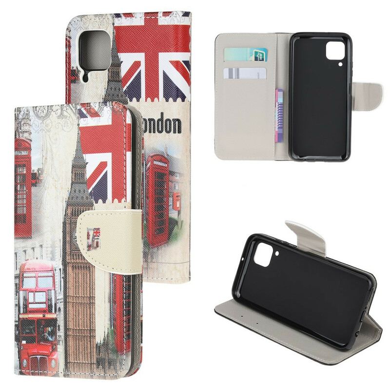 Læder Cover Huawei P40 Lite London Liv