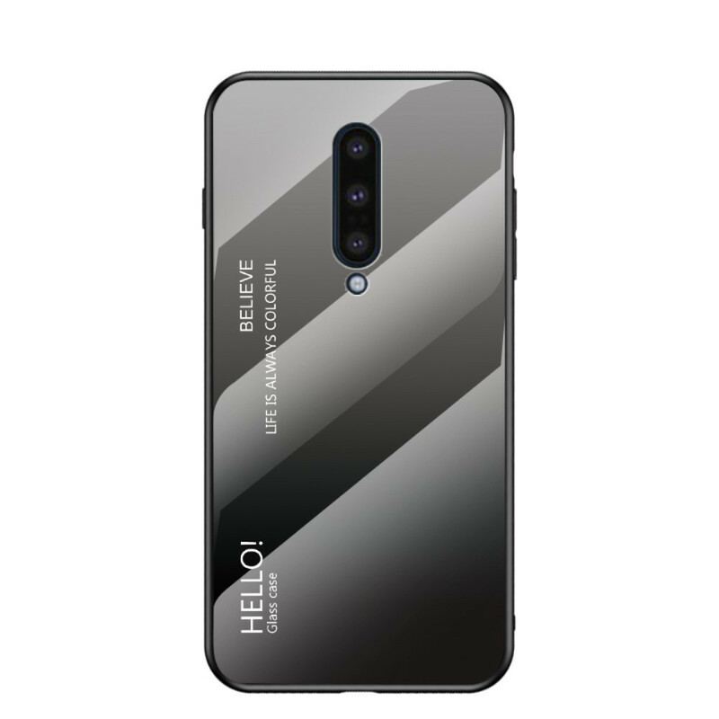 Cover OnePlus 8 Hærdet Glas Hej