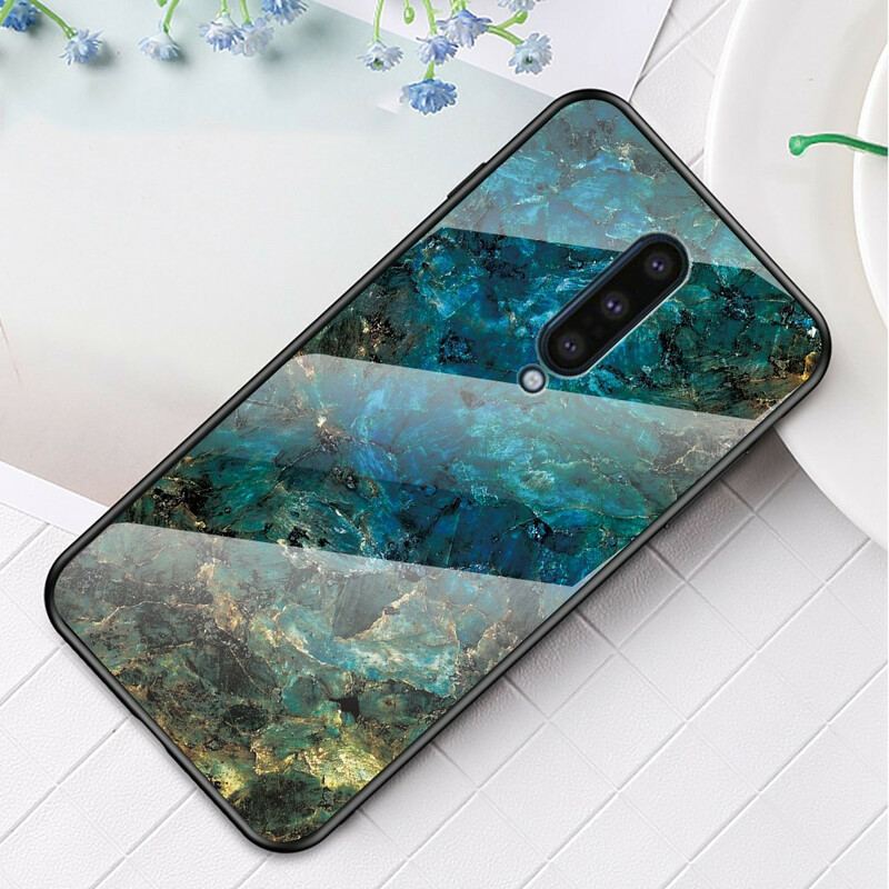 Cover OnePlus 8 Premium Farver Hærdet Glas