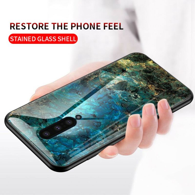 Cover OnePlus 8 Premium Farver Hærdet Glas