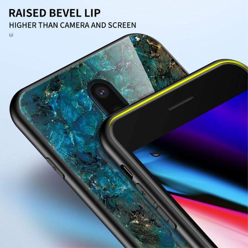 Cover OnePlus 8 Premium Farver Hærdet Glas