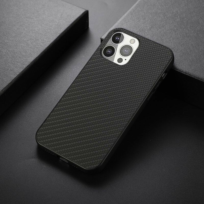 Cover iPhone 13 Pro Carbon Fiber Tekstur I Lædereffekt