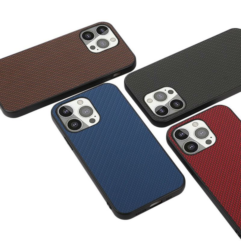 Cover iPhone 13 Pro Carbon Fiber Tekstur I Lædereffekt